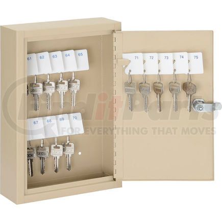 493318 by GLOBAL INDUSTRIAL - Global Industrial&#8482; Key Cabinet - 30 Keys, Sand