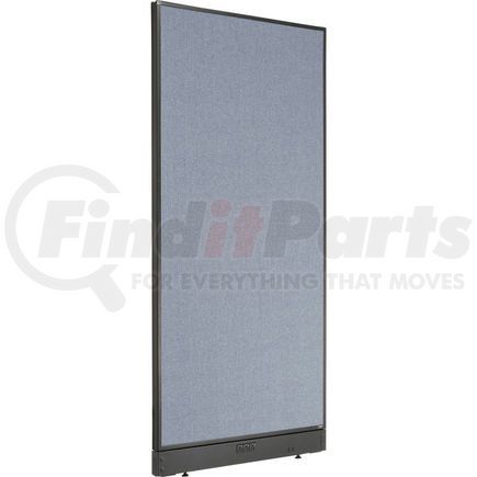 238636EBL by GLOBAL INDUSTRIAL - Interion&#174; Electric Office Partition Panel, 36-1/4"W x 76"H, Blue