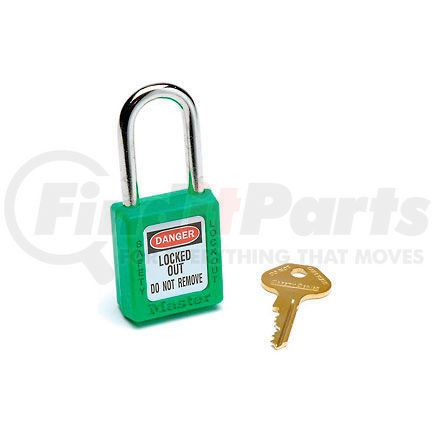 410GRN by MASTER LOCK - Master Lock&#174; Safety 410 Series Zenex&#174; Thermoplastic Padlock, Green, 410GRN