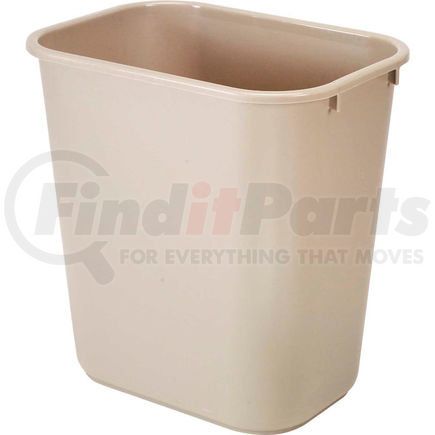 FG295600BEIG by RUBBERMAID - 7 Gallon Rubbermaid Plastic Wastebasket - Beige