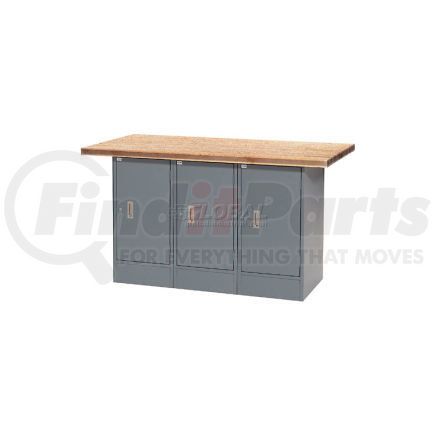 239174 by GLOBAL INDUSTRIAL - Global Industrial&#153; 60"W x 30"D Shop Top 3 Cabinet Workbench