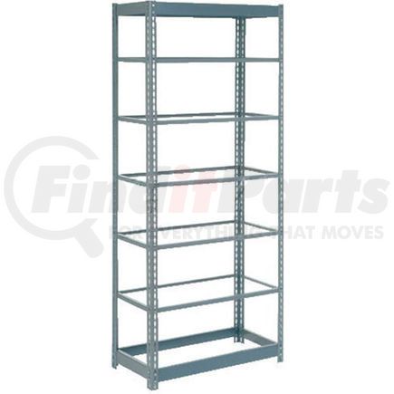 255552 by GLOBAL INDUSTRIAL - Global Industrial&#8482; Heavy Duty Shelving 36"W x 24"D x 96"H With 7 Shelves - No Deck - Gray