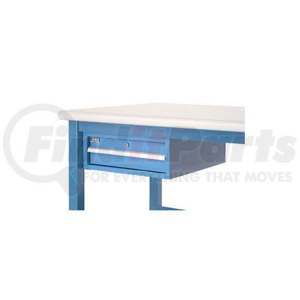 606957BL by GLOBAL INDUSTRIAL - Global Industrial&#153; Steel Workbench Drawer, 17-1/4"W x 20"D x 6"H, Blue