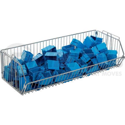 832102 by GLOBAL INDUSTRIAL - Global Industrial&#153; Stackable Wire Storage Bin, 36"W x 14"D x 9"H