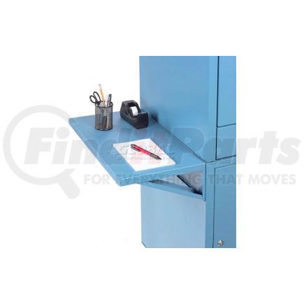 237368-BL by GLOBAL INDUSTRIAL - Global Industrial&#8482; Set Of 2 Blue Side Shelves For Security Audio Visual Cart
