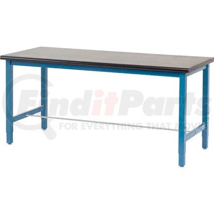 237386 by GLOBAL INDUSTRIAL - Global Industrial&#153; 72x36 Lab Workbench Adj. Height Sq. Tube Leg - Phenolic Resin Safety Edge BL