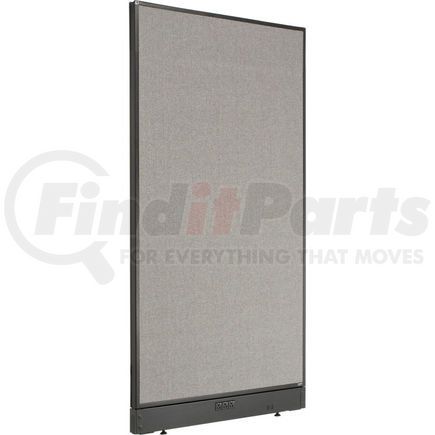 238635EGY by GLOBAL INDUSTRIAL - Interion&#174; Electric Office Partition Panel, 36-1/4"W x 64"H, Gray