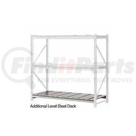 504344A by GLOBAL INDUSTRIAL - Global Industrial&#153; Additional Level, Steel Deck, 60"Wx24"D