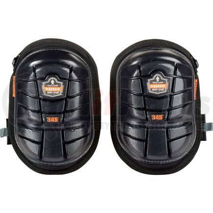 18445 by ERGODYNE - Ergodyne&#174; ProFlex&#174; 345 Injected Gel Knee Pads, Long Cap, Black, 18445