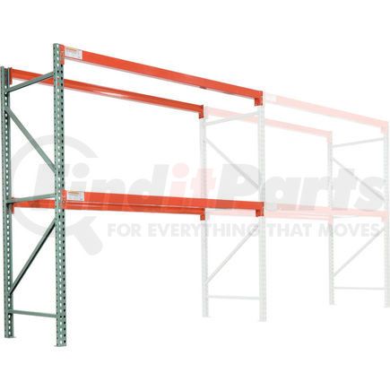 796561N by GLOBAL INDUSTRIAL - Global Industrial&#8482; Tear Drop Pallet Rack Add-On 48"W X 36"D X 96"H