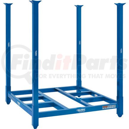 798923 by GLOBAL INDUSTRIAL - Global Industrial&#8482; Portable Stack Rack 48"W X 48"D X 36"H