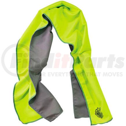 12669 by ERGODYNE - Chill-Its&#174; 6602MF Evaporative Microfiber Cooling Towel, Lime