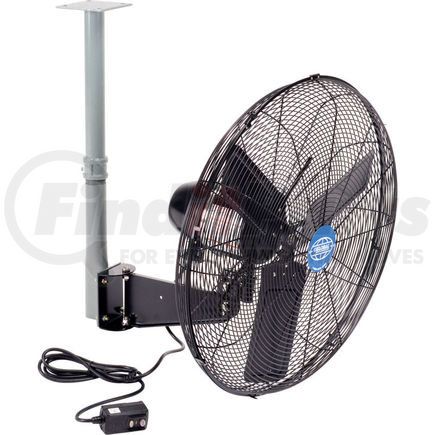 293057 by GLOBAL INDUSTRIAL - Global Industrial&#153; 24" Industrial Ceiling Mount Fan - Outdoor Rated - 7700CFM - 3/10HP