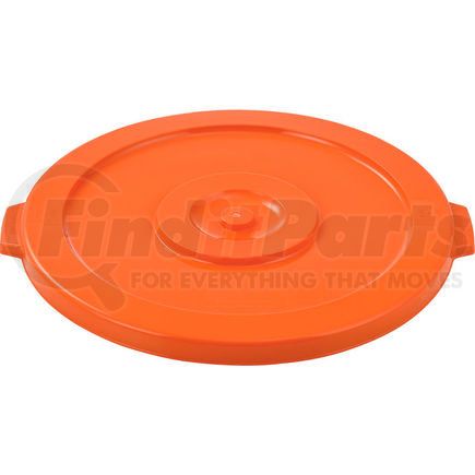 240461BOR by GLOBAL INDUSTRIAL - Global Industrial&#153; Plastic Trash Can Lid - 32 Gallon Bright Orange