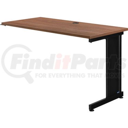 695215WN by GLOBAL INDUSTRIAL - Interion&#174; 48"W Right Handed Return Table - Walnut (SG509)