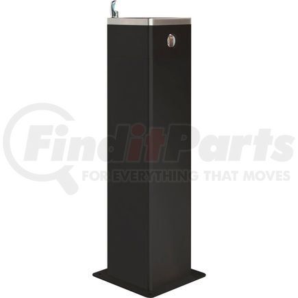 761223BK by GLOBAL INDUSTRIAL - Global Industrial&#8482; Outdoor Pedestal Drinking Fountain, Black