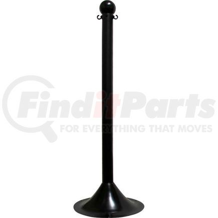 91503 by GLOBAL INDUSTRIAL - Mr. Chain Light Duty Plastic Stanchion Post, 41"H, Black