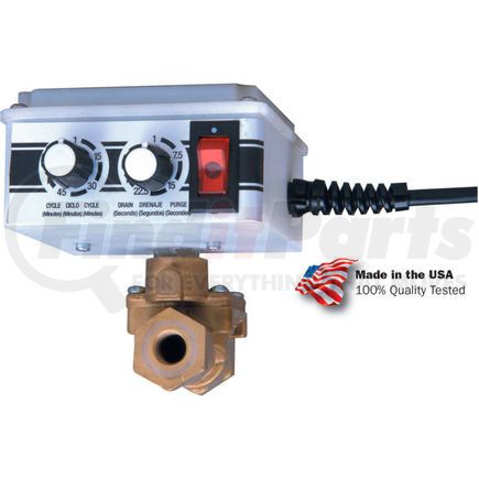 5702S by ARROW PNEUMATIC - Arrow 5702S, Electronic Tank Drain, 1/4" NPT, 200 PSI, 1-Phase 115V, 4 GPM Discharge