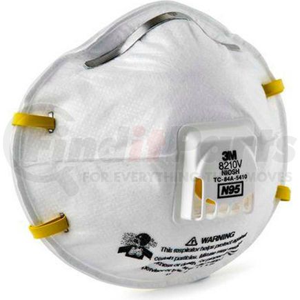 7000002462 by 3M - 3M&#8482; 8210V N95 Disposable Particulate Respirator, 10/Box