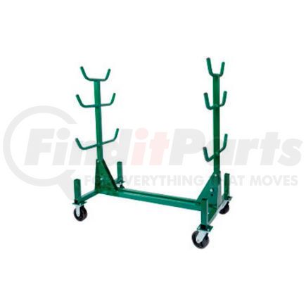 668 by GREENLEE TOOL - Greenlee 668 Mobile Conduit And Pipe Rack With Casters, 1000 lb. Capacity