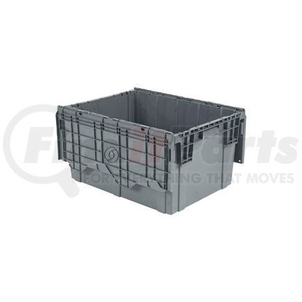 FP403Gray by LEWIS-BINS.COM - ORBIS Flipak&#174; Distribution Container FP403 - 27-7/8 x 20-5/8 x 15-5/16 Gray