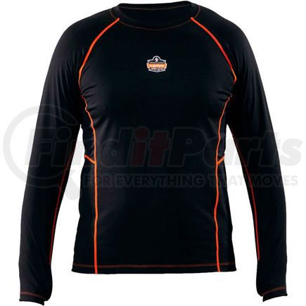 40205 by ERGODYNE - Ergodyne N-Ferno&#174; 6435 Thermal Base Layer Long Sleeve Shirt, Black, XL