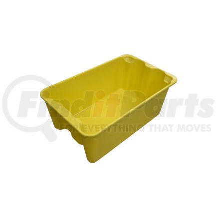 7804085126 by MOLDED FIBERGLASS COMPANIES - Molded Fiberglass Toteline Nest and Stack Tote 780408 - 20-1/2" x 12-7/8" x 8",Yellow