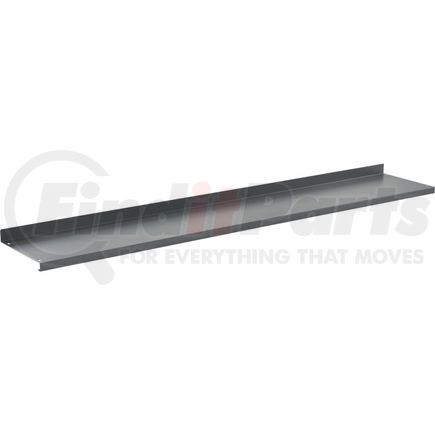 249194GY by GLOBAL INDUSTRIAL - Global Industrial&#153; Cantilever Upper Steel Shelf For Bench Uprights - 72"W x 12"D - Gray