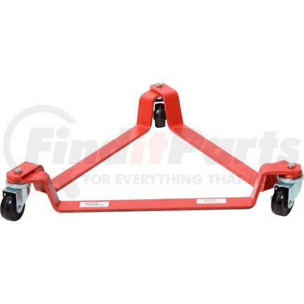 T3P by MODERN EQUIPMENT (MECO) - 55 Gallon Triangular Drum Dolly Polyolefin Casters - T3P