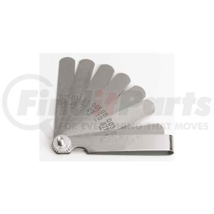 J000A by PROTO - Proto J000A 9 Blade Standard Feeler Gauge Set, 3-1/16" X 1/2" Blades