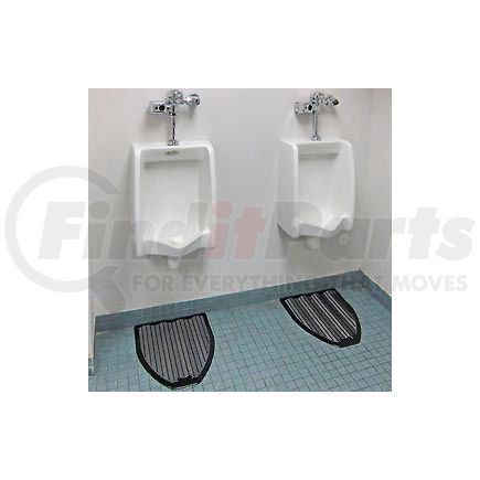 1525-5 by IMPACT PRODUCTS - Impact&#174; Urinal Mat - Fresh Scent, Black W/ Touch Fastener Z-Mat, 6-Pack - 1525-5