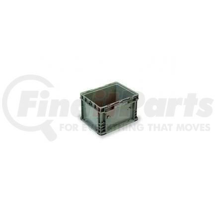 NXO1215-9-GY by LEWIS-BINS.COM - ORBIS Stakpak NXO1215-9 Modular Straight Wall Container, 12"L x 15"W x 9-1/2"H, Gray
