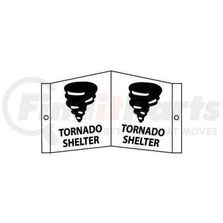 VS52W by NATIONAL MARKER COMPANY - Facility Visi Sign - Tornado Shelter