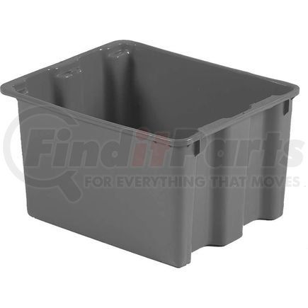 SN2013-12QGY by LEWIS-BINS.COM - LEWISBins Polylewton Polyethylene Tote - 19-1/2 X13X12-3/8 - Gray