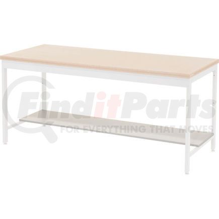 185CP136 by GLOBAL INDUSTRIAL - Global Industrial&#153; Lower Shelf Plastic Laminate for Euro Bench- 72"W x 16"D - Gray