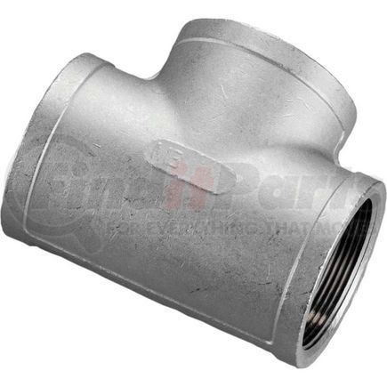 K406-24 by MERIT BRASS - 1-1/2 In. 304 Stainless Steel Tee - FNPT - Class 150 - 300 PSI - Import