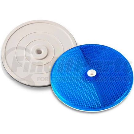 102225 by TAPCO - 102225 3-1/4" Blue Centermount Reflector, Plastic Backplate, RT-90B