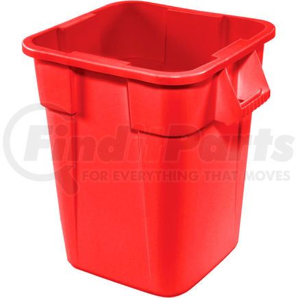 FG352600RED by RUBBERMAID - 28 Gallon Square Rubbermaid Brute Waste Receptacles - Red 3526