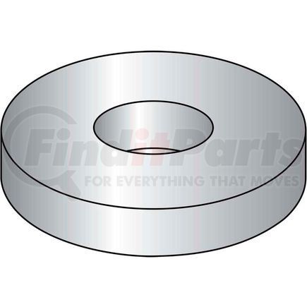 P43002 by BRIGHTON-BEST - Flat Washer - 1/4" - Low Carbon Steel - Zinc Clear CR+3 - USS - Pkg of 100 - BBI P43002