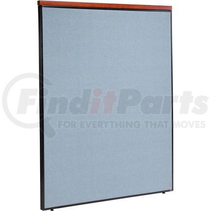 277533BL by GLOBAL INDUSTRIAL - Interion&#174; Deluxe Office Partition Panel, 60-1/4"W x 73-1/2"H, Blue