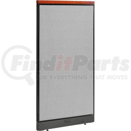 277545EGY by GLOBAL INDUSTRIAL - Interion&#174; Deluxe Electric Office Partition Panel, 36-1/4"W x 65-1/2"H, Gray