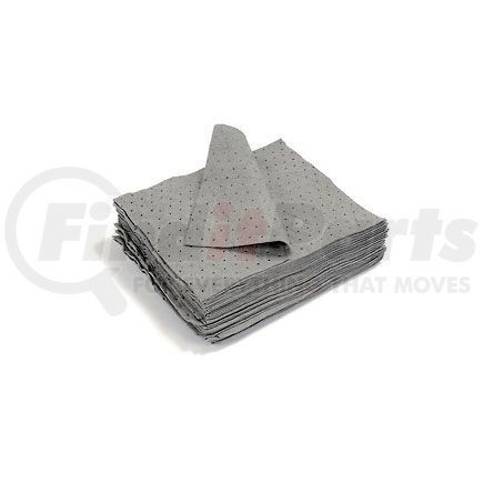 GDML100 by MELTBLOWN TECHNOLOGIES - Universal Dimpled Absorbent Pads, Medium Weight, 18" x 15", Gray, 100/Bale