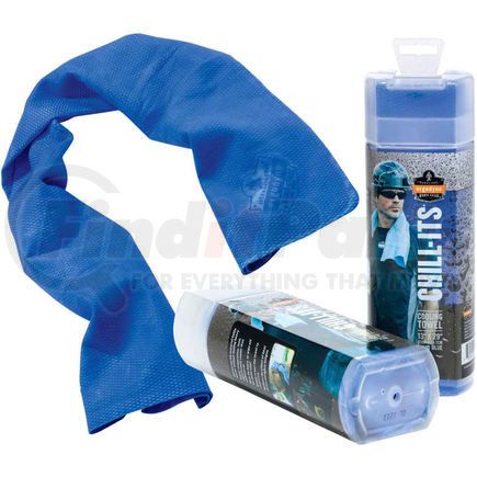 12420 by ERGODYNE - Ergodyne&#174; Chill-Its&#174; 6602 Cooling Towel, Blue, One Size