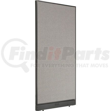 238636EGY by GLOBAL INDUSTRIAL - Interion&#174; Electric Office Partition Panel, 36-1/4"W x 76"H, Gray