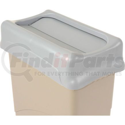 FG267360GRAY by RUBBERMAID - Lid For 16-23 Gallon Rectangular Rubbermaid Waste Receptacles - Gray