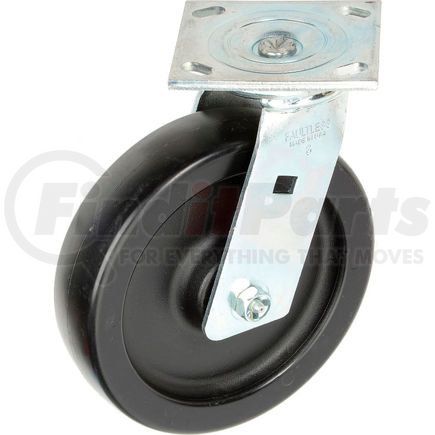 1461-8 by CASTERS, WHEELS & INDUSTRIAL HANDLING - Faultless Swivel Plate Caster 1461-8 8" Polyolefin Wheel