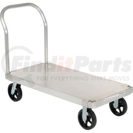 585462S by GLOBAL INDUSTRIAL - Magliner&#174; Aluminum Platform Truck with Smooth Deck 48 x 24 2400 Lb. Cap.