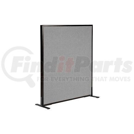 240224FGY by GLOBAL INDUSTRIAL - Interion&#174; Freestanding Office Partition Panel, 36-1/4"W x 42"H, Gray