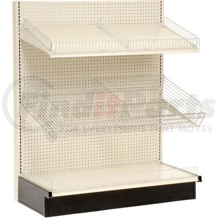 796422 by LOZIER - Lozier - Gondola Shelving, 48"W x 19"D x 84"H Single Side - Wall Starter