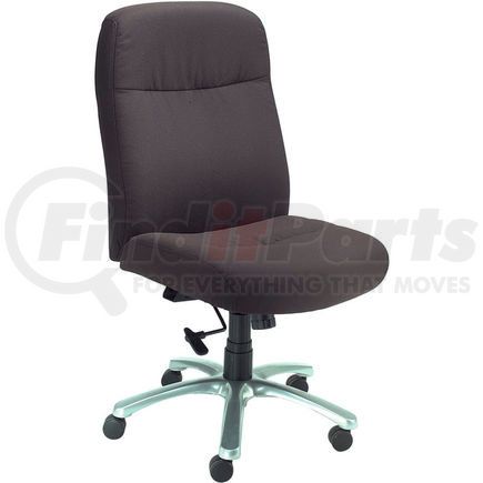 808666BK by GLOBAL INDUSTRIAL - Interion&#174; Big & Tall Chair With High Back, Fabric, Black
